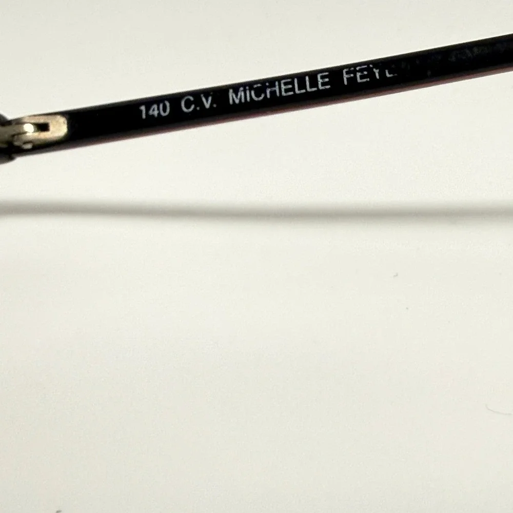 Kenneth Cole Michelle Fey Oval Eyeglasses Frames Burgundy Dark Wine 140mm